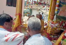 पोटगाव येथे अखंड दिव्य ज्योती कलश यात्रेचे उत्साहात स्वागत