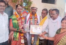 परंपरेला फाटा देत जामगिरीत झाला सत्यशोधक पद्धतीने विवाह सोहळा