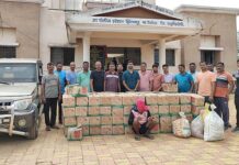 पोलिसांनी पकडली घरात लपवलेली 17 लाखांची अनधिकृत देशी दारू