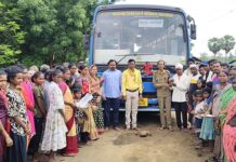 पहिल्यांदा सुरू झाली अहेरी ते कासमपल्ली, येमली मार्गाने बस