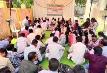 कृषी सहाय्यकांचे गडचिरोलीत विविध मागण्यांसाठी धरणे आंदोलन