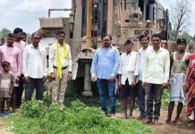 कुरूमपल्लीत आमदार निधीतून बोअरवेलच्या कामाला सुरूवात