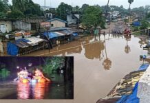 भामरागडवर पुन्हा पूरसंकट, 30 पेक्षा जास्त दुकानांत पाणी