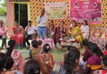 महिला आरोग्य तपासणी शिबिर आणि पोषण वाटिकेचा शुभारंभ