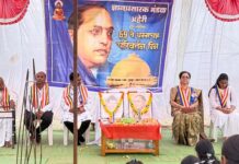 अहेरीत धम्मचक्र प्रवर्तन दिन, शहरातून काढली भीम रॅली