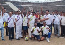 विभागीय व्हॉलीबॉल स्पर्धेत गडचिरोली प्रकल्पाचा संघ विजेता