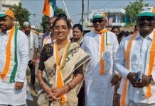 काँग्रेसच्या मोहिमेत उमेदवारांसोबत प्रथम नगराध्यक्ष, जिल्हाध्यक्षांचा कस