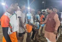 दर्शनी (माल) येथे दिवसरात्र चालणाऱ्या कबड्डीचा जल्लोष