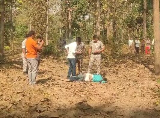 आलापल्लीजवळच्या जंगलात इसमाची रहस्यमय निर्घृण हत्या