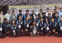 गोंडवाना विद्यापीठाच्या रोसेयो संघाला ‘शिस्तप्रिय’ पुरस्कार