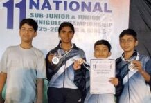 मिनी गोल्फ राष्ट्रीय स्पर्धेत दोन रोप्यासह एक कास्यपदक