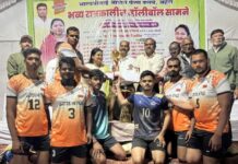 राज्यस्तरीय व्हॉलीबॉल स्पर्धेत लॉयड्सचा संघ उपविजेता