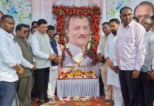 अजितदादांच्या अस्थींचे वैनगंगेच्या मार्कंडेश्वर घाटावर विसर्जन