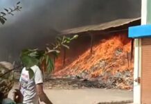 भीषण आगीत देसाईगंजचा कचरा डेपो झाला खाक, जबाबदार कोण?