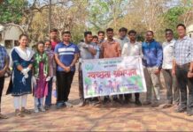 सेमाना देवस्थानात ‘ग्रीन वारियर’ व युवा क्लबतर्फे स्वच्छता अभियान