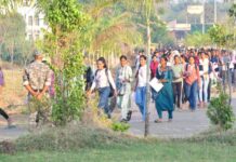 6971 उमेदवारांनी दिली कडक सुरक्षेत पोलीस भरतीची परीक्षा