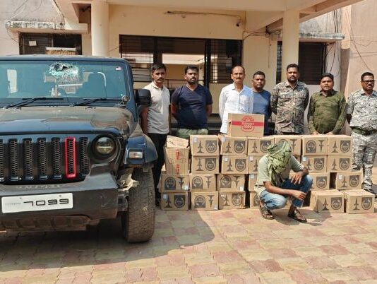 महागड्या ‘थार’मधून सुरू होती बिनबोभाटपणे दारूची तस्करी