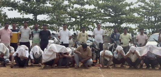 कुरखेडाच्या जंगलातील जुगारावर ‘एलसीबी’च्या पथकाची कारवाई