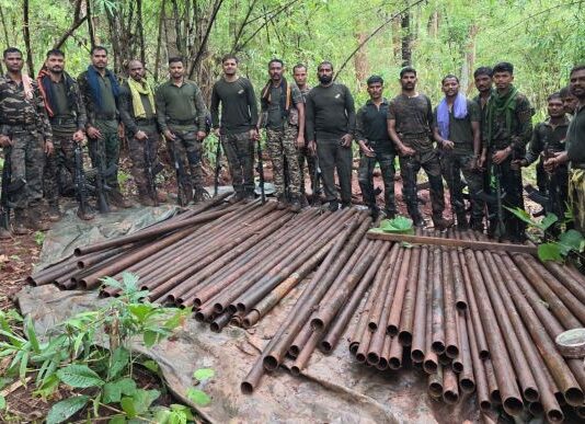 माओवाद्यांचा जंगलातील पुन्हा एक शस्त्रनिर्मिती कारखाना उद्ध्वस्त