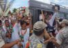 देसाईगंजमध्ये काँग्रेस आक्रमक, आमदारांसह आंदोलक स्थानबद्ध