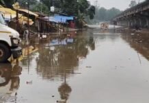 भामरागडमध्ये पुन्हा शिरले पुराचे पाणी, नागरिकांनी हलविले सामान