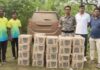 सिनेस्टाईल पाठलाग करत जंगलात पकडले दारूने भरलेले वाहन