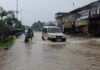 धो-धो पावसामुळे गडचिरोलीच्या अनेक सखल भागात साचले पाणी
