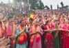 मार्कंडात वैनगंगा तीरावर प्रथमच विधिवत गंगापुजनासह महाआरती