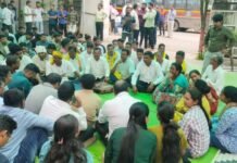 आदिवासी विद्यार्थ्यांच्या आंदोलनाला जिल्हा महाग्रामसभेने दिला पाठिंबा