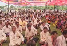 येनापूर-जयरामपूर भागातील जमीन अधिग्रहणाविरोधात सर्वपक्षीय एल्गार