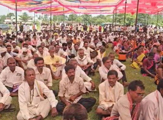 येनापूर-जयरामपूर भागातील जमीन अधिग्रहणाविरोधात सर्वपक्षीय एल्गार