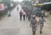गणेशोत्सवासाठी गडचिरोलीत पोलिसांचे शिस्तबद्ध पथसंचलन