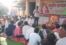 युवकांनो व्यसनमुक्त, निर्व्यसनी जगा, मच्छली येथे प्रणय खुणे यांचे आवाहन