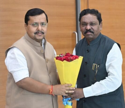 भाजपचे राष्ट्रीय अध्यक्ष नितीन नबीन यांची मा.खा.नेते यांनी घेतली भेट