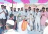 जमिनींचे अधिग्रहण रद्द होण्यासाठी शेतकऱ्यांचे मार्कंडेश्वराला साकडे