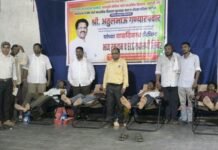 वाढदिवसाला सामाजिक बांधिलकीची जोड; 63 वर दात्यांनी केले रक्तदान
