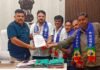 नगर परिषदेकडे गहाण प्लॅाटवर अनधिकृतपणे केले पक्के बांधकाम