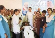 चामोर्शीत संत निरंकारी मिशनच्या रक्तदान शिबिराला उत्स्फूर्त प्रतिसाद
