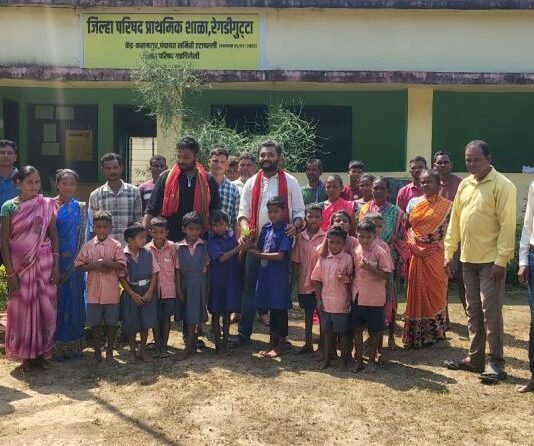 रेगडीगुटा–झुरी रस्त्यावरील नाल्यावर पूल बांधण्याची मागणी