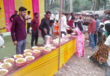 निसर्गरम्य मुतनूरच्या दुर्गा मंदिर देवस्थानात यावर्षीही महाप्रसाद