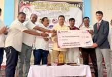 जिल्हास्तरीय कराटे स्पर्धेत आरोही चव्हाण व सार्थक गेडाम चॅम्पियन